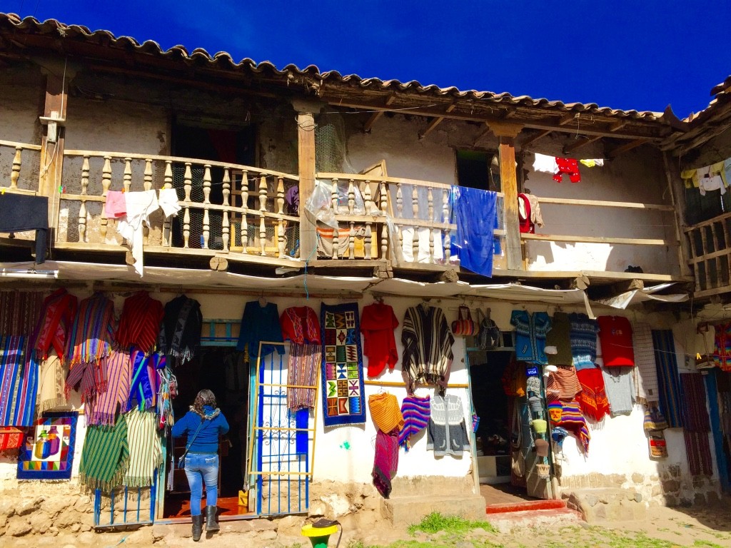 Cusco colorful shops
