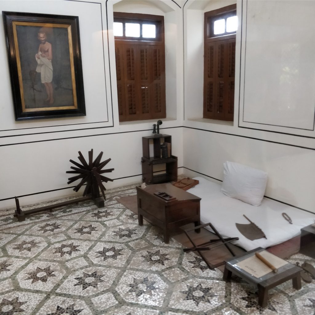 Gandhi'nin yatak odası