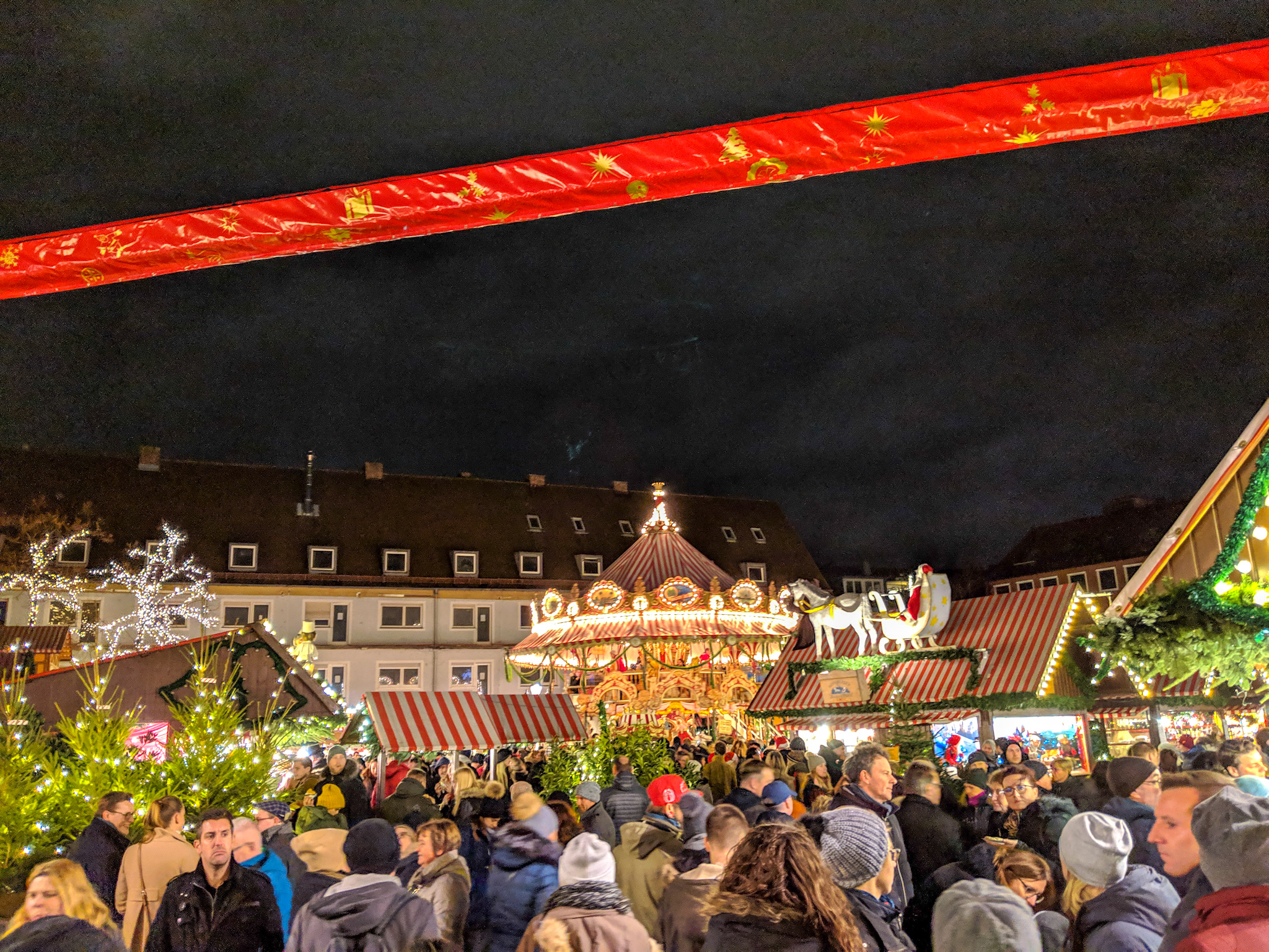 Nurnberg christmas market evening